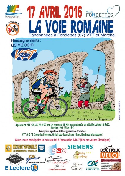 Affiche "La Voie Romaine 2016"