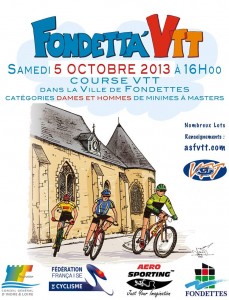 Affiche Fondett'a VTT 2013