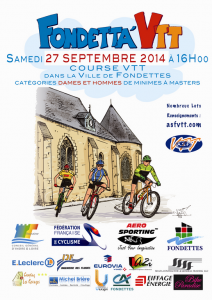 Affiche FONDETTA' VTT 2014