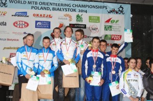 podium 1 MTBO 2014