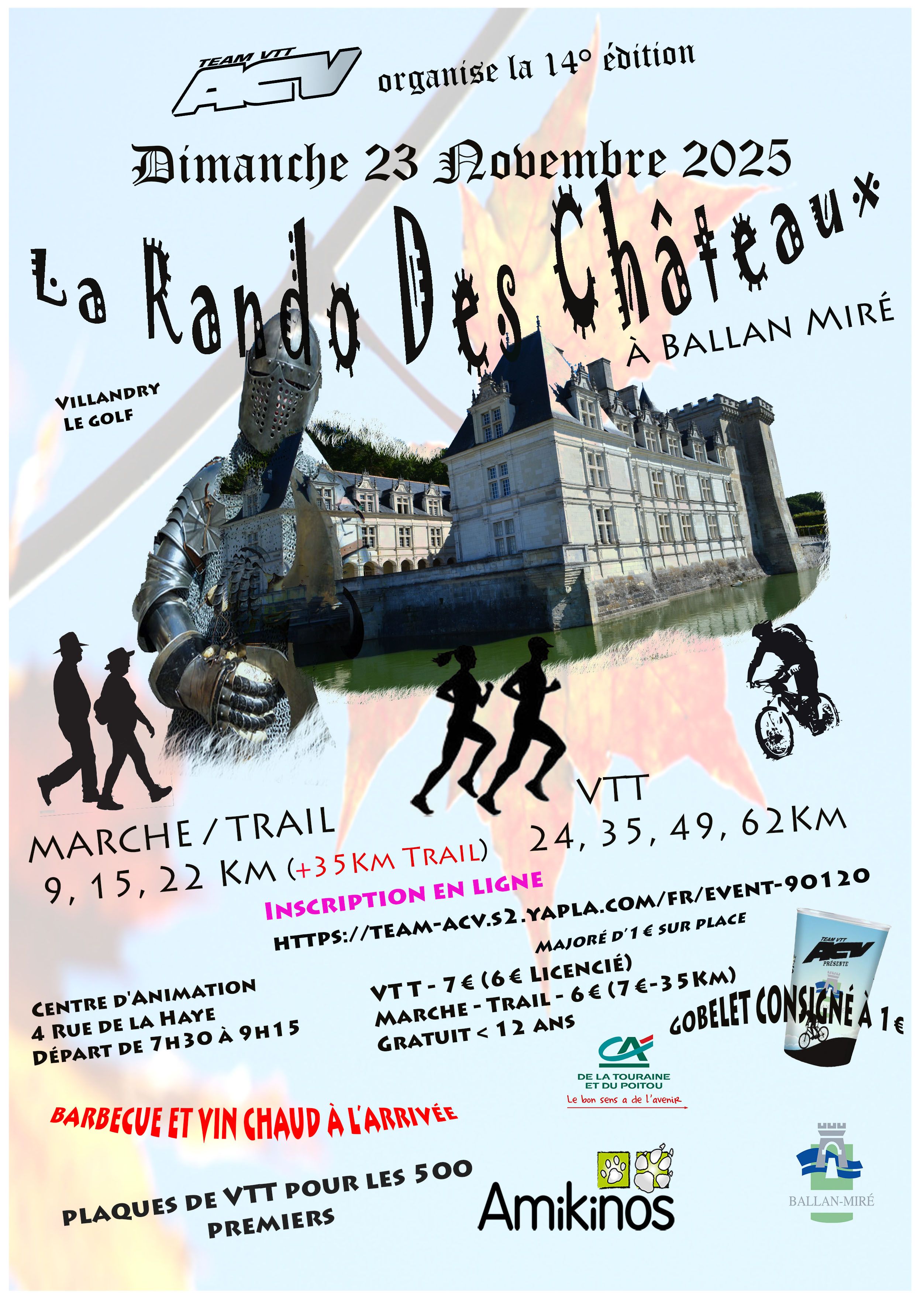 Affiche Rando des châteaux